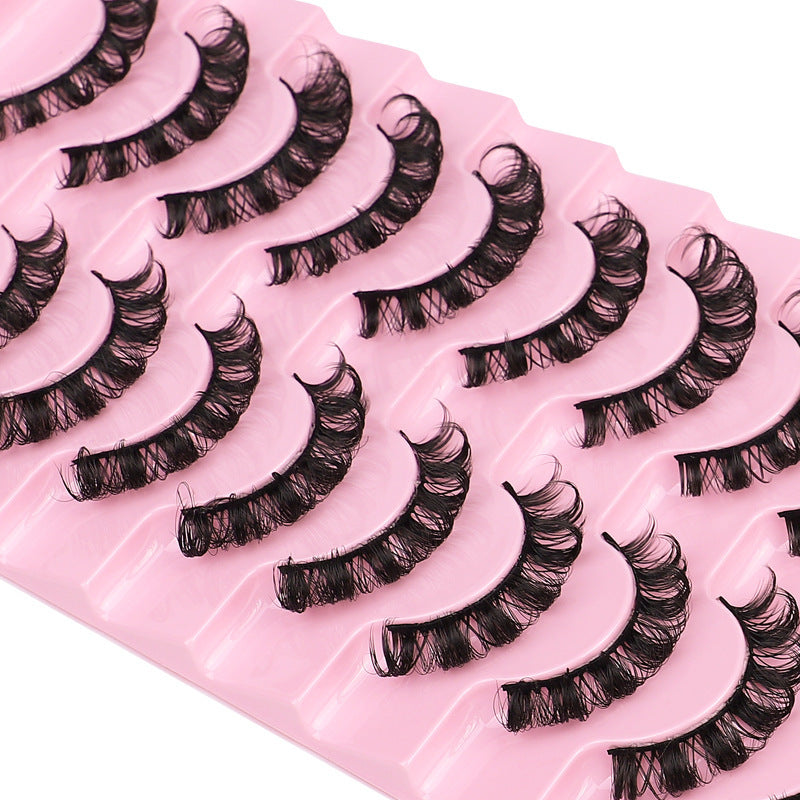 False Eyelashes, DD Curve, Thick, Eyelash, Ten Pairs