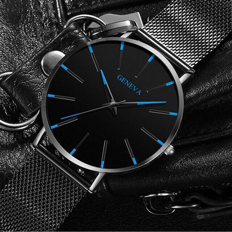 Waterproof Men'S Watch Stainless Steel Quartz Luminous Classic Watches Business