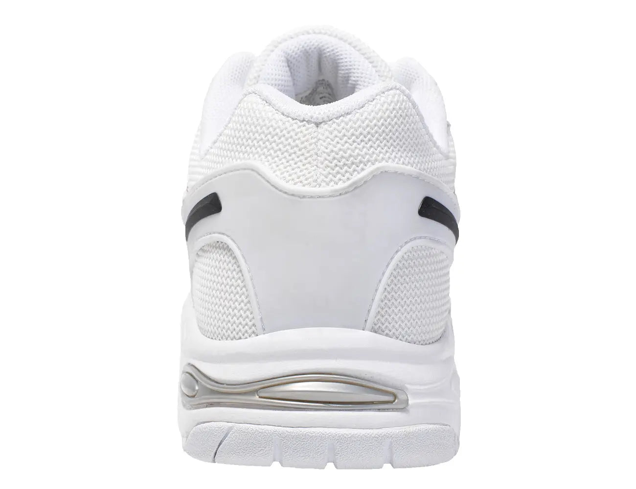 Men'S High Arch Firm Support All-In-One White Walking Shoes, Comfort & Performance Style