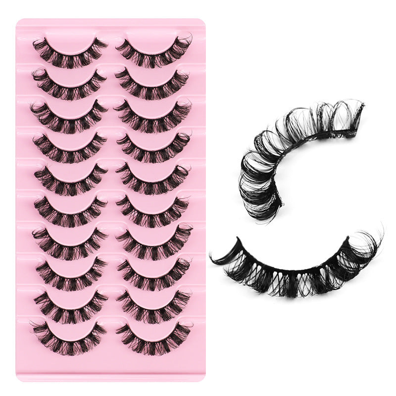 False Eyelashes, DD Curve, Thick, Eyelash, Ten Pairs