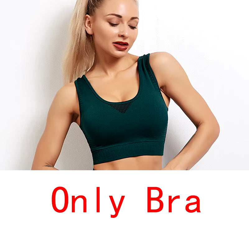 2021 New Gym Set Workout Clothes for Women Sports Bra and Leggings Suit Sports Wear Female Seamless Athletic Yoga Sets plus Size